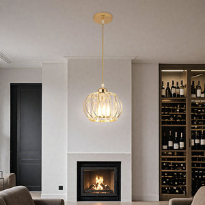 Modern Nordic Simple Globular Glass Pendant Light