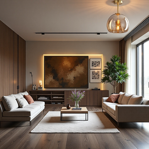 Modern Simple Copper Glass Ceiling Light