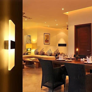 Modern LED Wall Light Acrylic and Iron Design