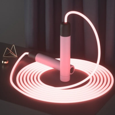 Glowing Skipping Rope - Adjustable Luminous Exercise For Fitness
