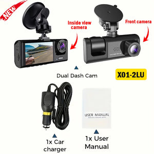 1080P Wifi Dash Cam With Front Interior Rear Cameras Night Vision 1005010202131506-X94-WIFI-3CAM-64G
