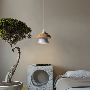 Glarefusion Chic Wood Pendant Lamp