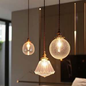 Nordic Modern Crystal Glass Pendant Light