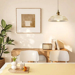 Glarefusion Modern Bowl Glass Pendant Light