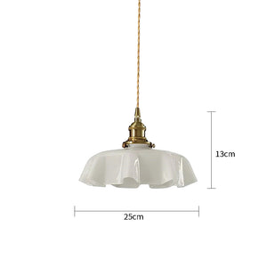 Nordic Modern Flower Glass Pendant Light