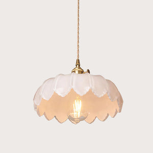 Glarefusion Chic Glass Flower Pendant Lamp