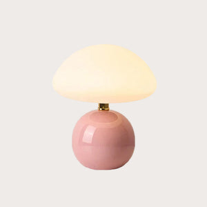 Glarefusion French Cream Mushroom Lamp