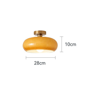 Glarefusion Creative Simple Persimmon Shape Pendant Light
