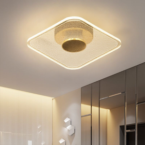 Glarefusion Modern Geometric Grain Ceiling Light
