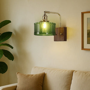 Radiant Woodland Elegance Wall Light