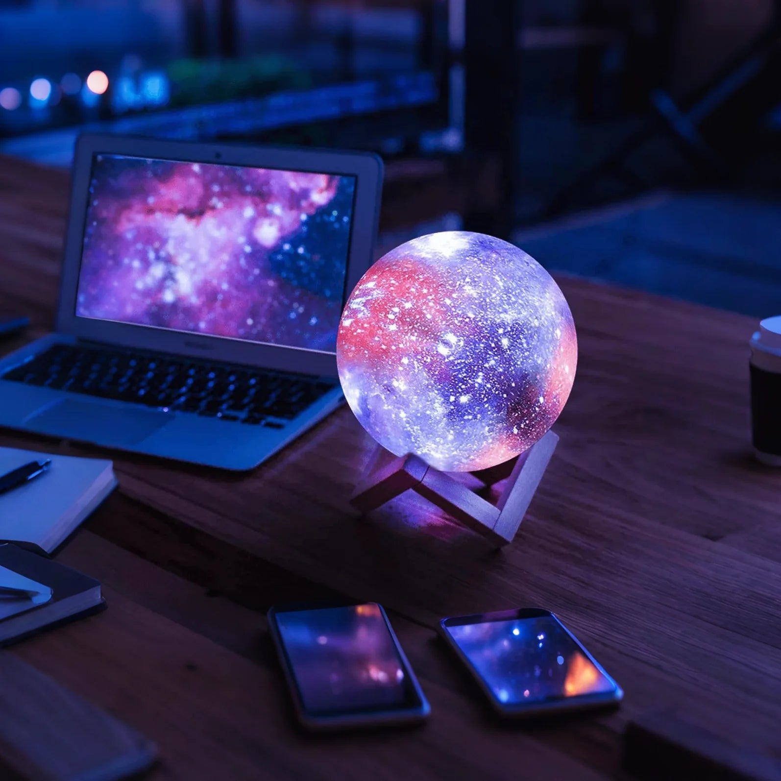 Glarefusion Creative Space Moonlight Table Lamp