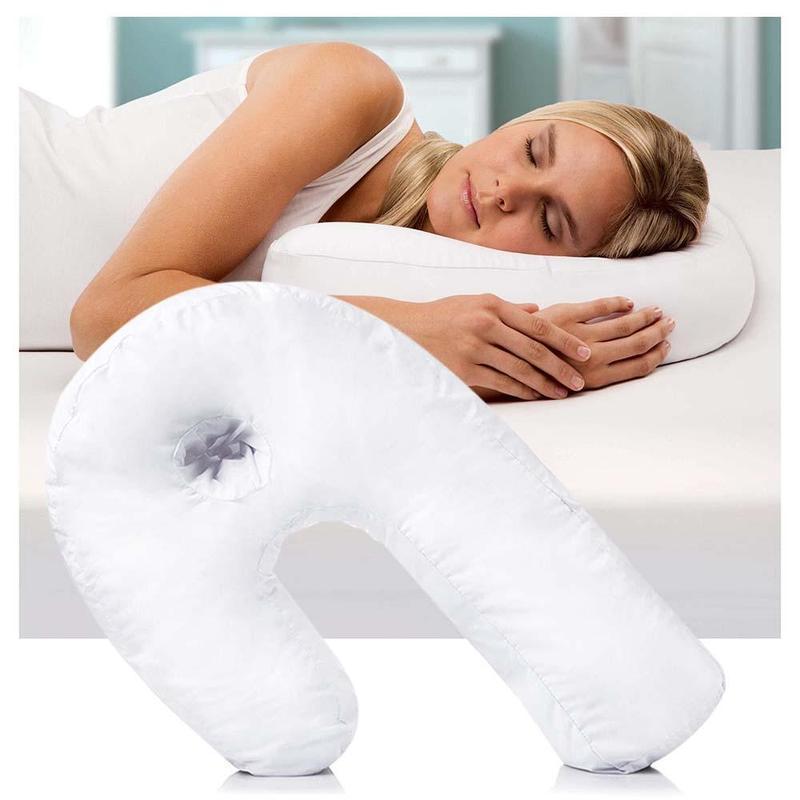 All New Side Sleeper Pillow, Anti-snoring Side Sleeping Fixed Sleeping Position U-shaped Pillow