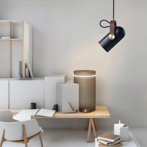 Nordic Modern Rotatable Wooden Pendant Lamp