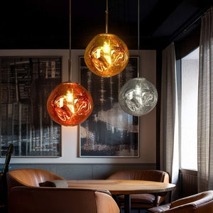 Glarefusion Chic Glass Melt Pendant Light