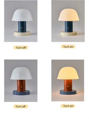 Modern Chic Mushroom Table Lamp