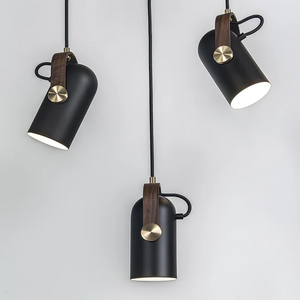 Nordic Modern Rotatable Wooden Pendant Lamp