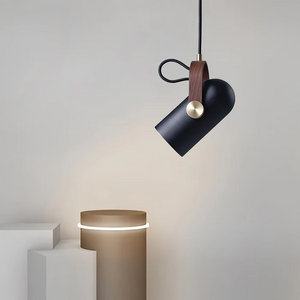 Nordic Modern Rotatable Wooden Pendant Lamp
