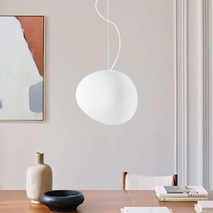 Nordic White Pebble Pendant Light