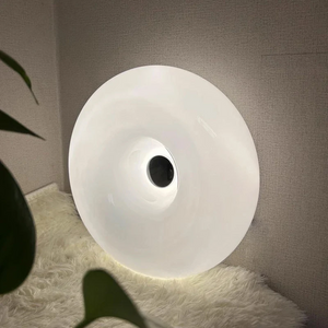 Modern Bauhaus Donut Table/Wall Lamp