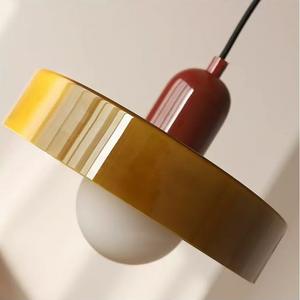 Glarefusion Modern Bauhaus Glass LED Pendant Light