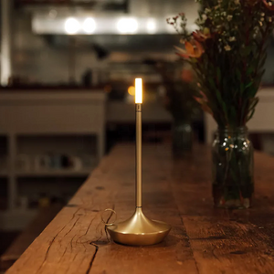 Glarefusion Nordic Modern Creative Candlestick Table Lamp