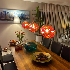 Glarefusion Chic Glass Melt Pendant Light