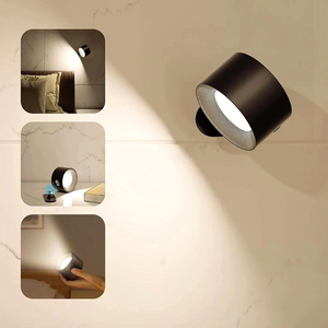 Glarefusion Modern 360° Rotatable LED Wall Light