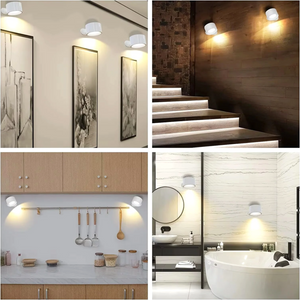 Glarefusion Modern 360° Rotatable LED Wall Light