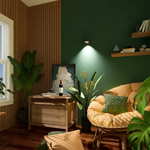 Glarefusion Modern 360° Rotatable LED Wall Light