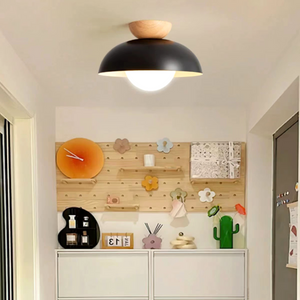 Glarefusion Modern Simple Semi-Flush Mount Ceiling Light