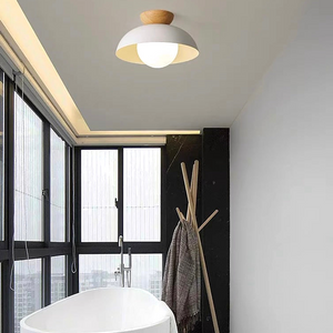 Glarefusion Modern Simple Semi-Flush Mount Ceiling Light