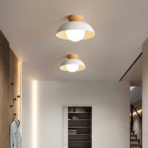 Glarefusion Modern Simple Semi-Flush Mount Ceiling Light