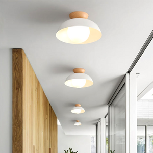 Glarefusion Modern Simple Semi-Flush Mount Ceiling Light