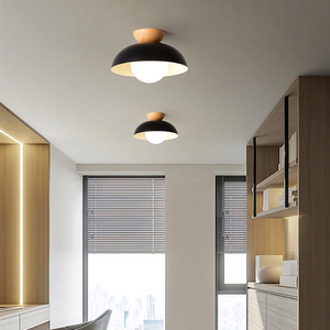 Glarefusion Modern Simple Semi-Flush Mount Ceiling Light