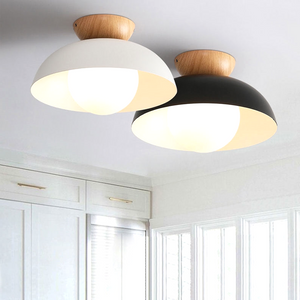 Glarefusion Modern Simple Semi-Flush Mount Ceiling Light