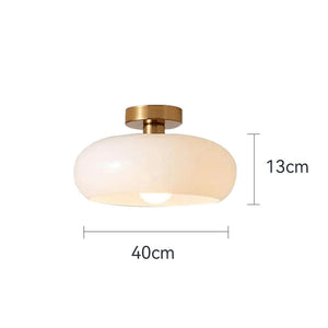 Glarefusion Creative Simple Persimmon Shape Pendant Light