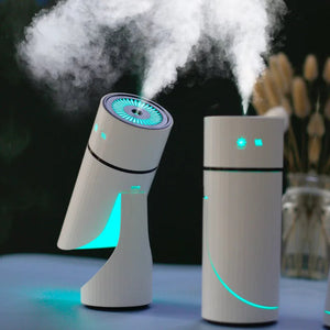 260Ml Wireless Ultrasonic Cool Mist Humidifier With Led Night Light 1005002388146817-White