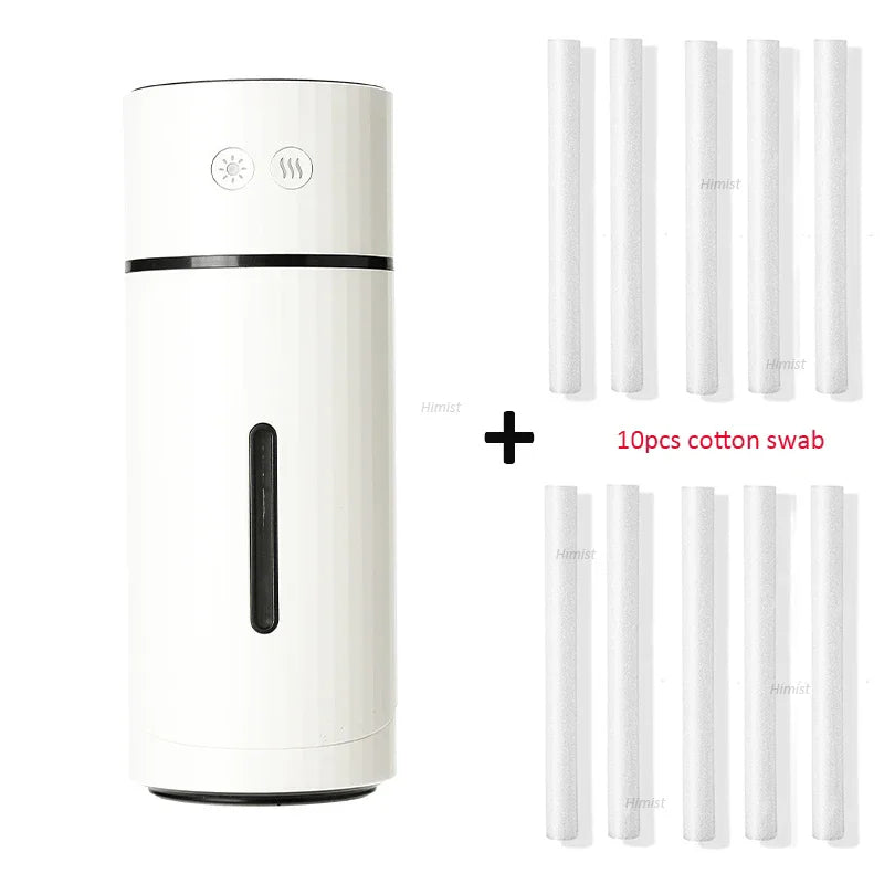 260Ml Wireless Ultrasonic Cool Mist Humidifier With Led Night Light 1005002388146817-White
