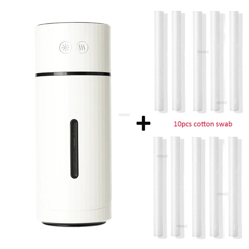 260Ml Wireless Ultrasonic Cool Mist Humidifier With Led Night Light 1005002388146817-White