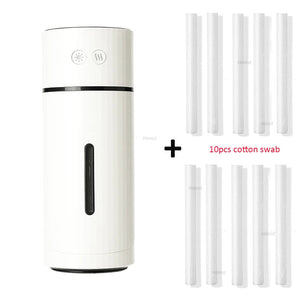 260Ml Wireless Ultrasonic Cool Mist Humidifier With Led Night Light 1005002388146817-White