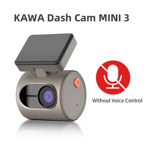 2K Mini Car Dash Camera With Wifi App Voice Control 1005006904612618-Voice Control-None
