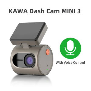 2K Mini Car Dash Camera With Wifi App Voice Control 1005006904612618-Voice Control-None