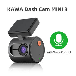 2K Mini Car Dash Camera With Wifi App Voice Control 1005006904612618-Voice Control-None