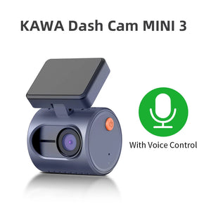 2K Mini Car Dash Camera With Wifi App Voice Control 1005006904612618-Voice Control-None