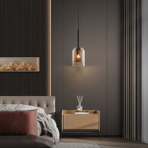 Glarefusion Double Glass Pendant Lamp