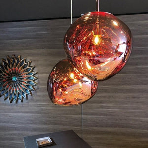 Glarefusion Chic Glass Melt Pendant Light