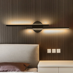 Modern LED Wall Light Double Bar Design