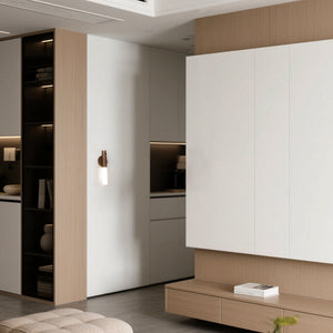 Wooden USB Rechargeable Wall Light