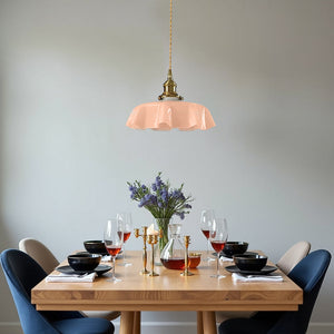 Nordic Modern Flower Glass Pendant Light