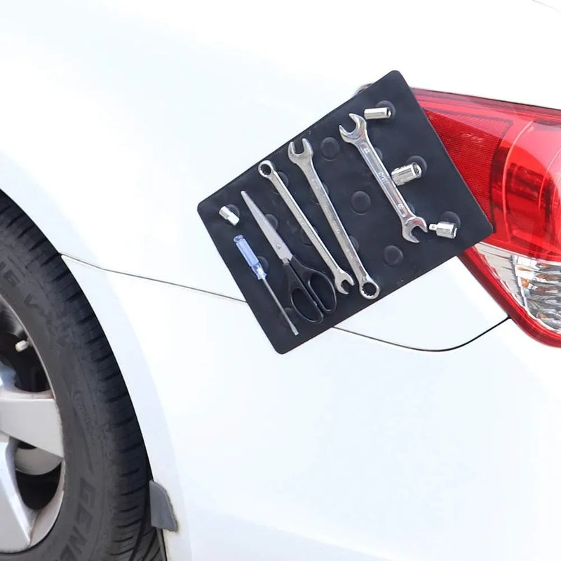 Flexible Magnetic Tool Holder Pad for Car and Garage Use